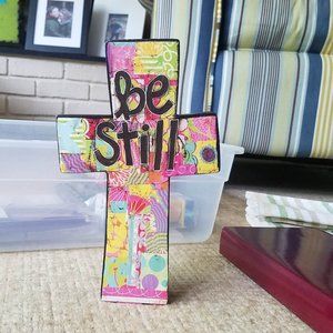 COPY - Colorful Wooden Cross